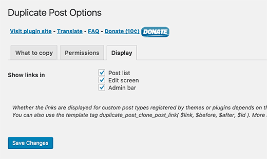 Visualização de postagem duplicada 