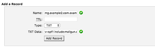 Registro DNS TXT 