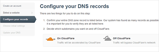 Configure seus registros de DNS 