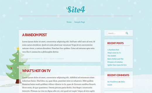 Spirit - A Holiday Theme para o seu blog WordPress 