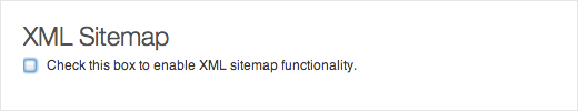 Desabilitar mapas de site XML 