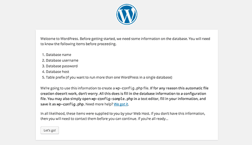 Requisitos de instalação do WordPress 