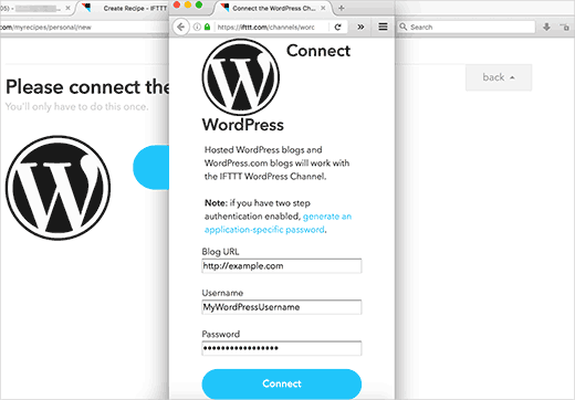 Conectando seu site WordPress ao IFTTT 