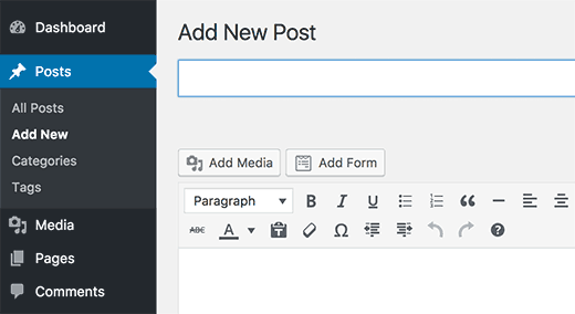 Adicionar formulário de pagamento a uma postagem ou página do WordPress 