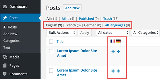 Criando conteúdo multilingue no WordPress com o WPML 