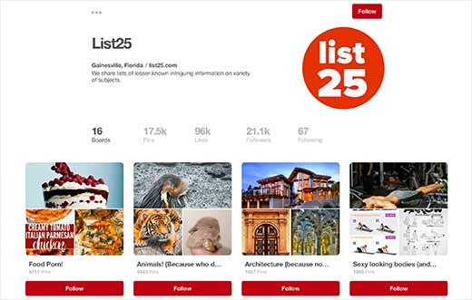 Usando Pinterest para aumentar os assinantes de e-mail 