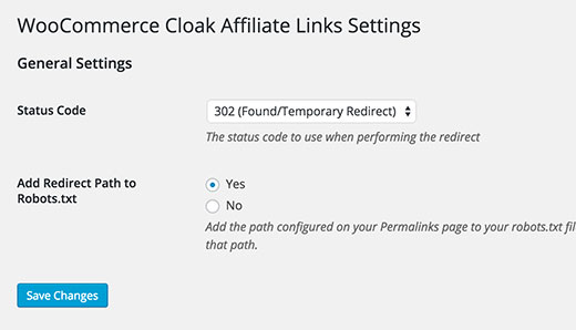 WooCommerce Cloak Links de afiliados 