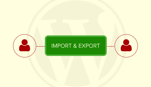 Importar e exportar usuários do WordPress 