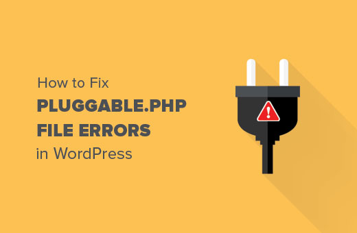 Corrigir erros no arquivo pluggable.php no WordPress 