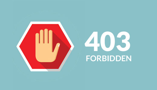 Corrigindo 403 Erro proibido no WordPress 