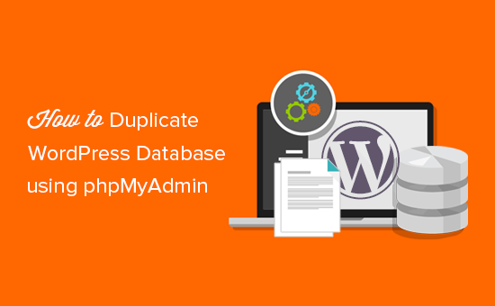 duplicar ou clonar banco de dados WordPress usando phpMyAdmin 