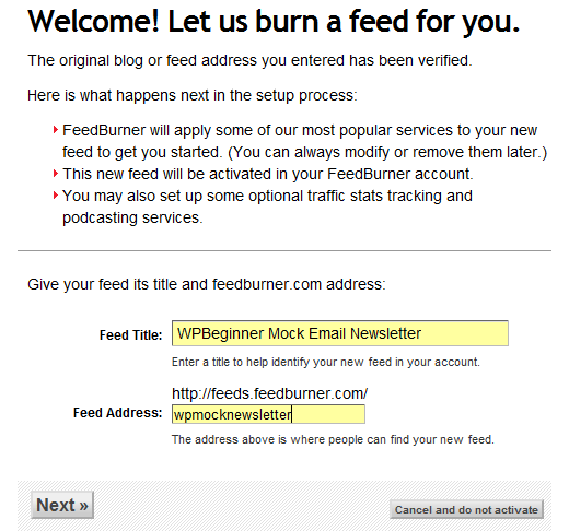 Queime seus feeds no FeedBurner 