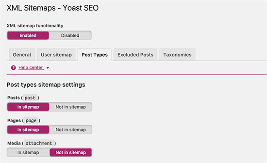 Postmap sitemap 