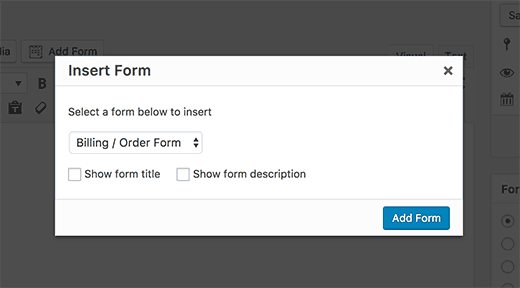 Selecione seu formulário de pagamento Stripe 